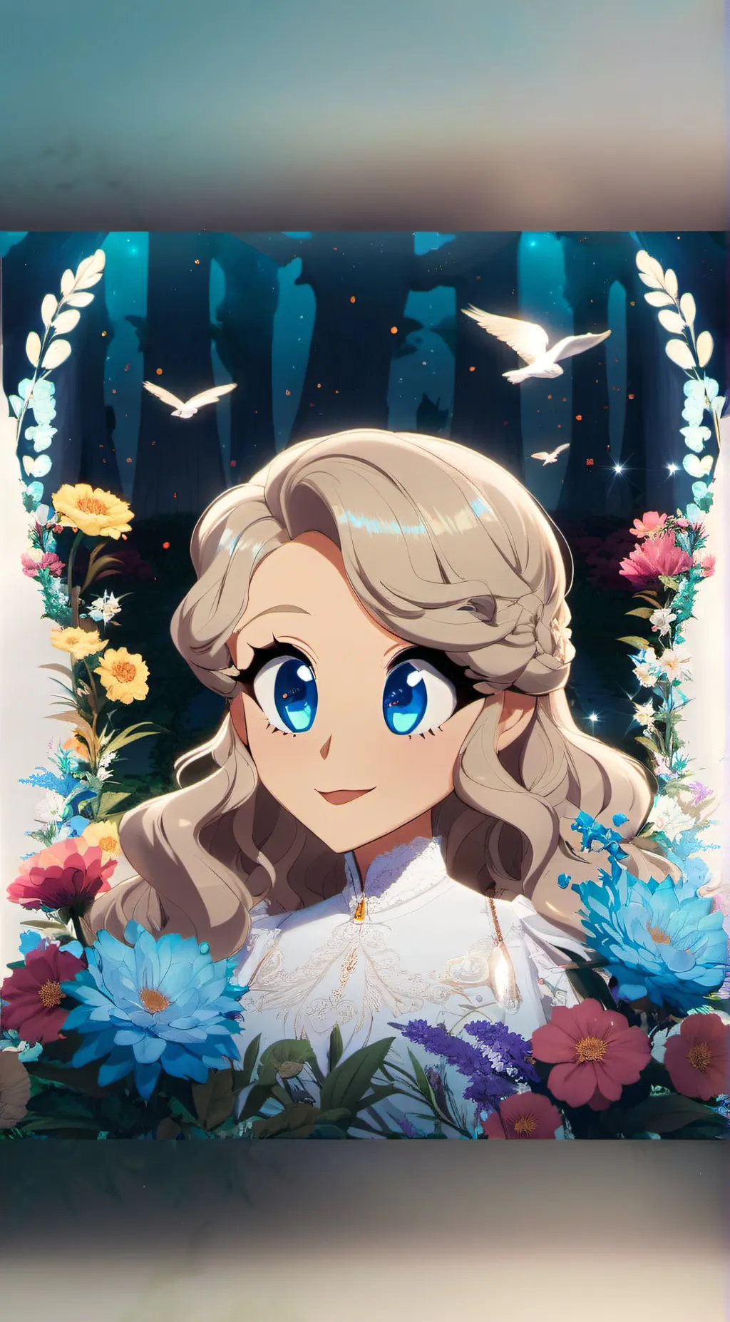 ai character: Sunny background