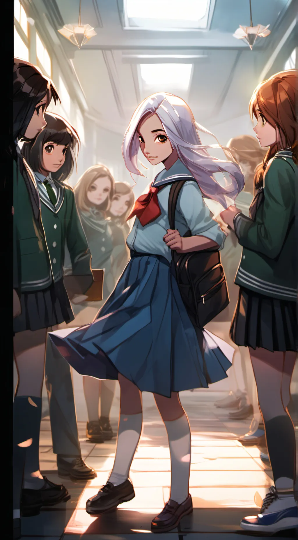 ai character: Jessica Amber  background