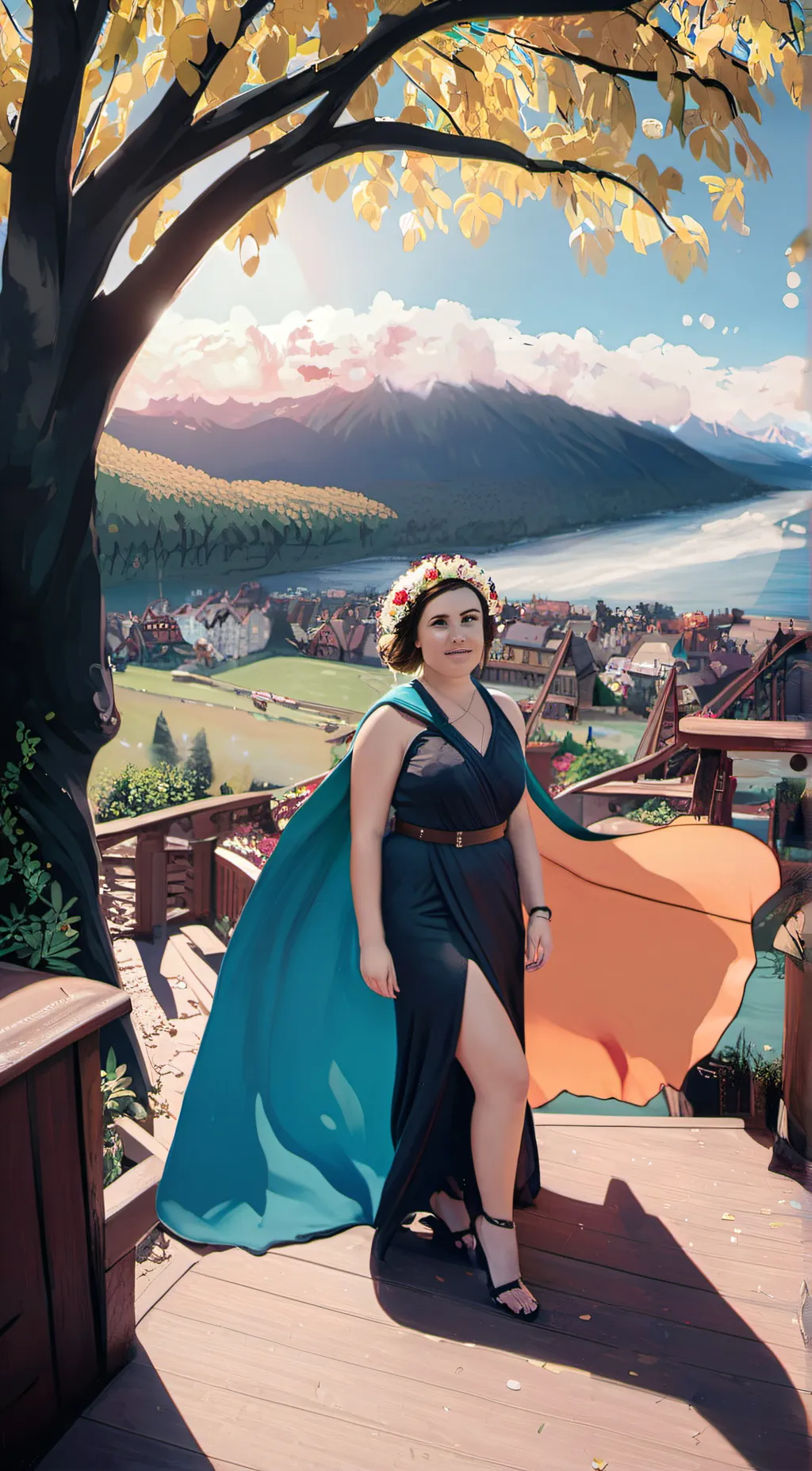 ai character: Aria background