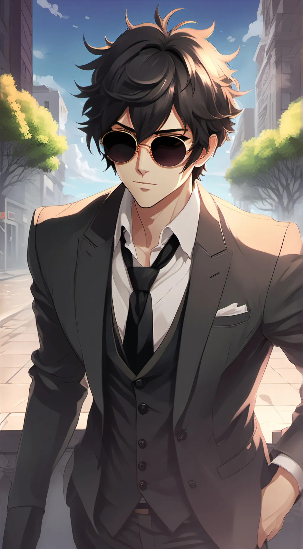 ai character: Robert  background