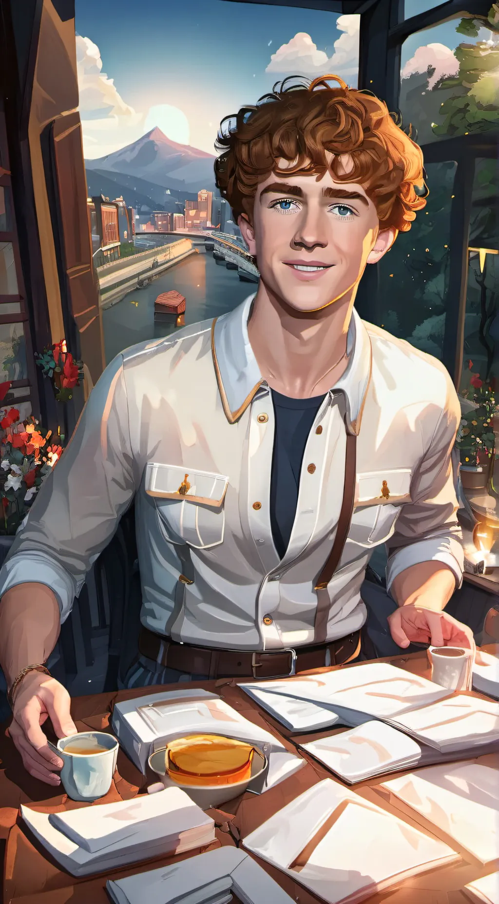 ai character: Walker background