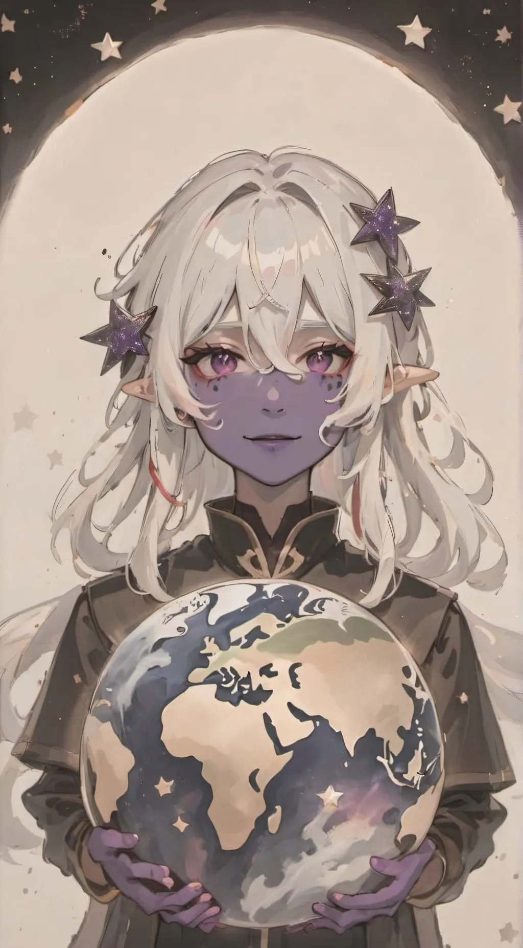 ai character: Astral  background