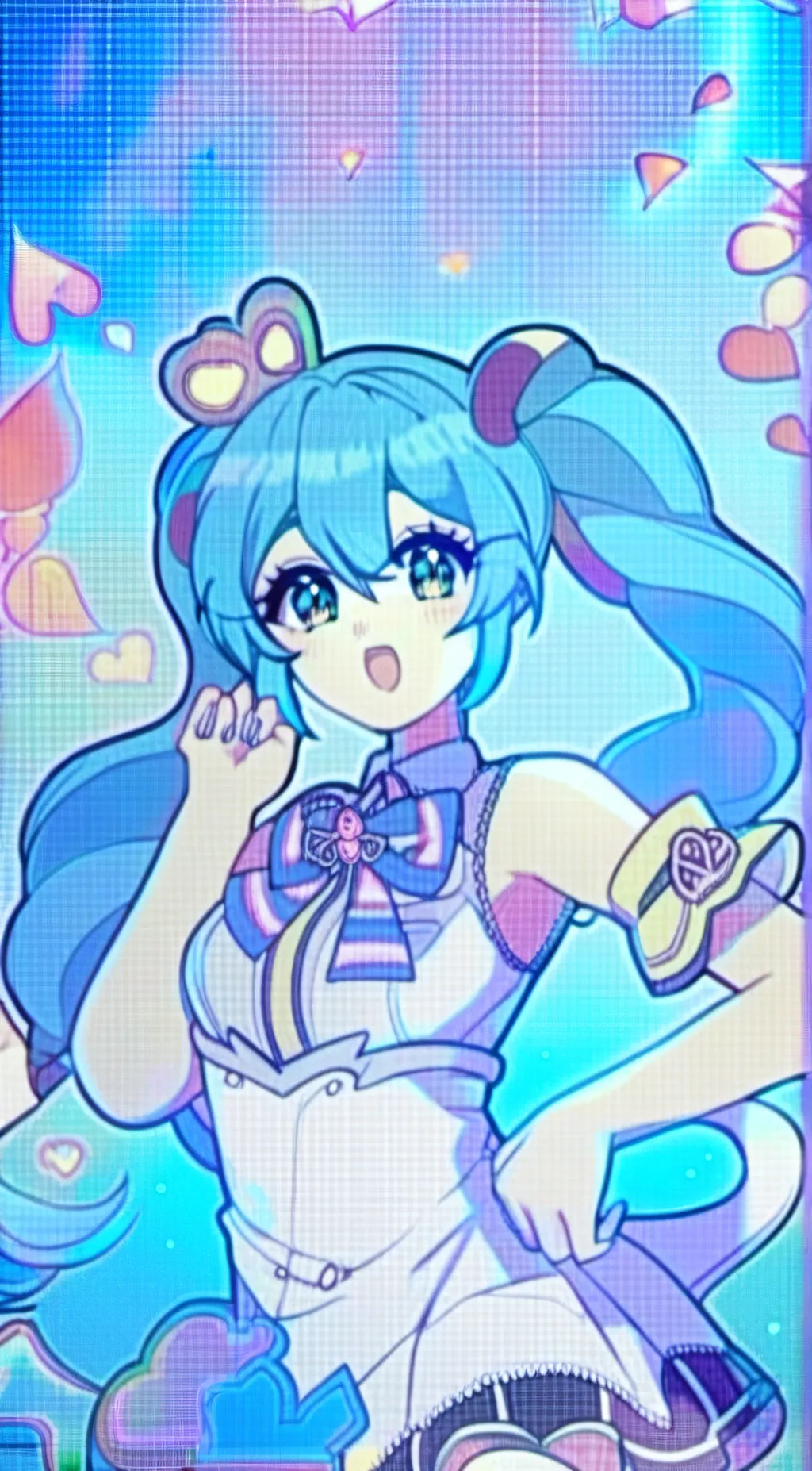 ai character: - Miku And Cinna - background