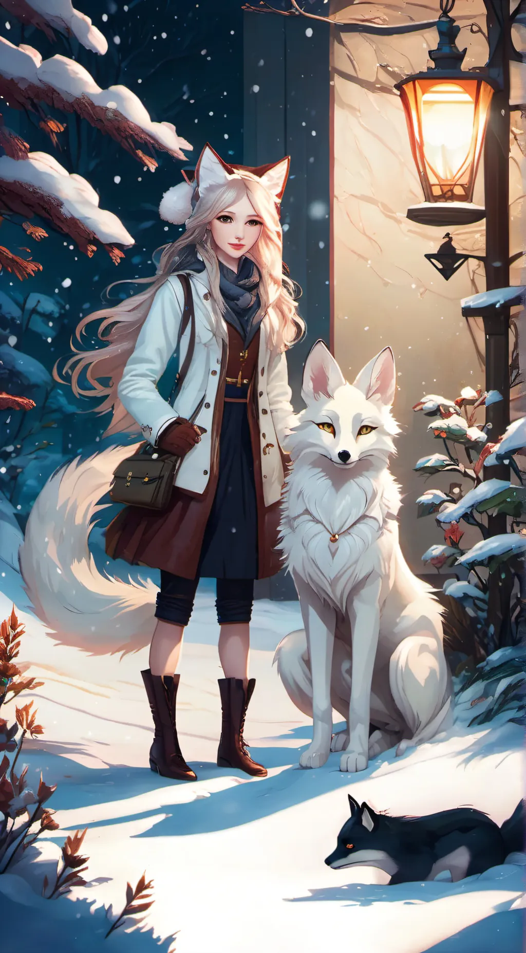 ai character: fiona and floof background