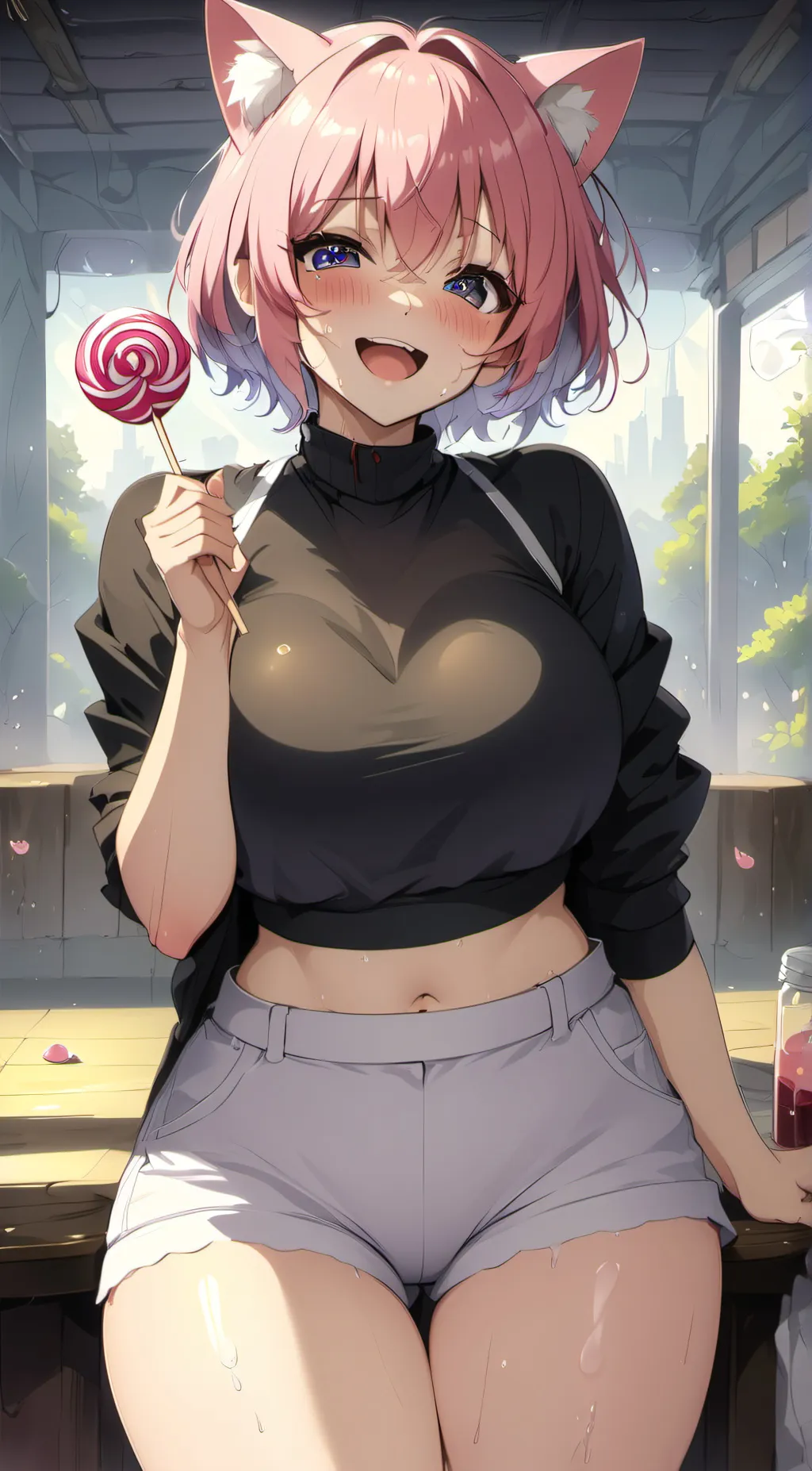 ai character: Lulu  background