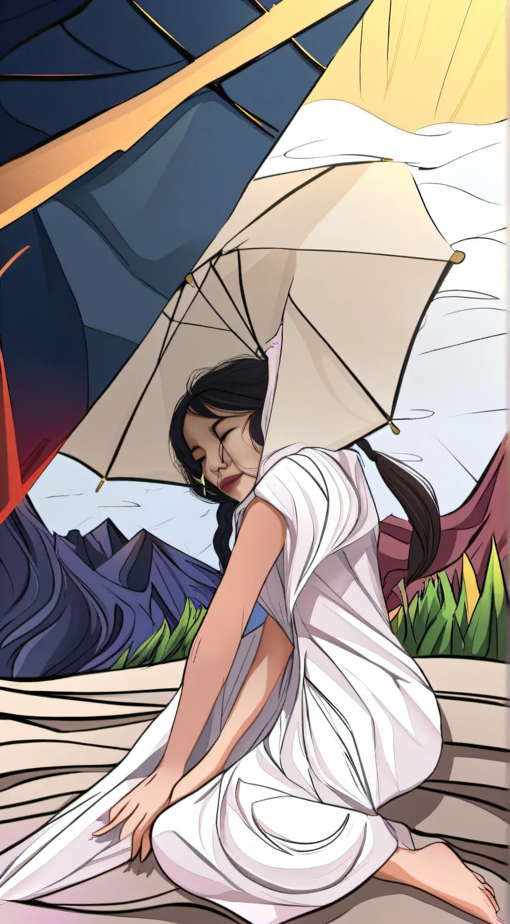 ai character: •ARLYN• background