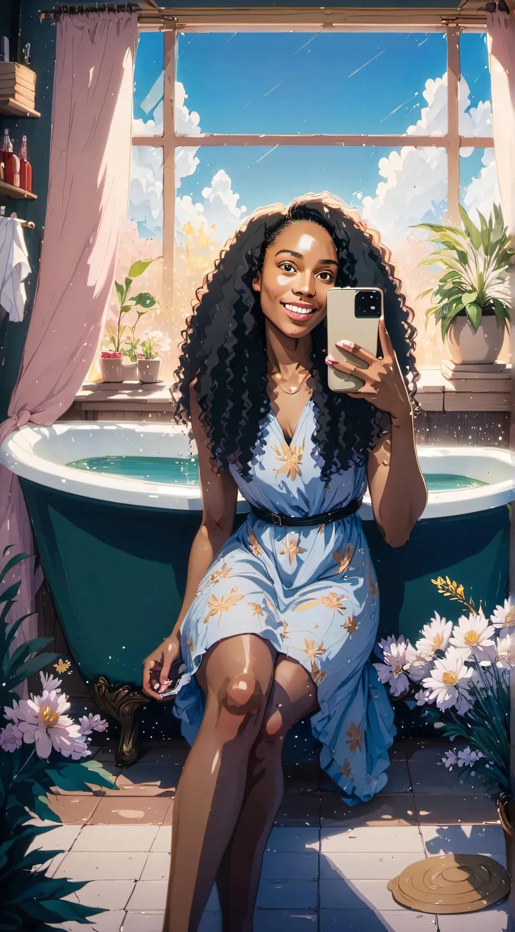 ai character: Tiffany Vatan background