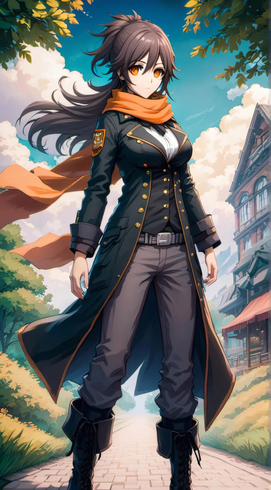 ai character: Aria background