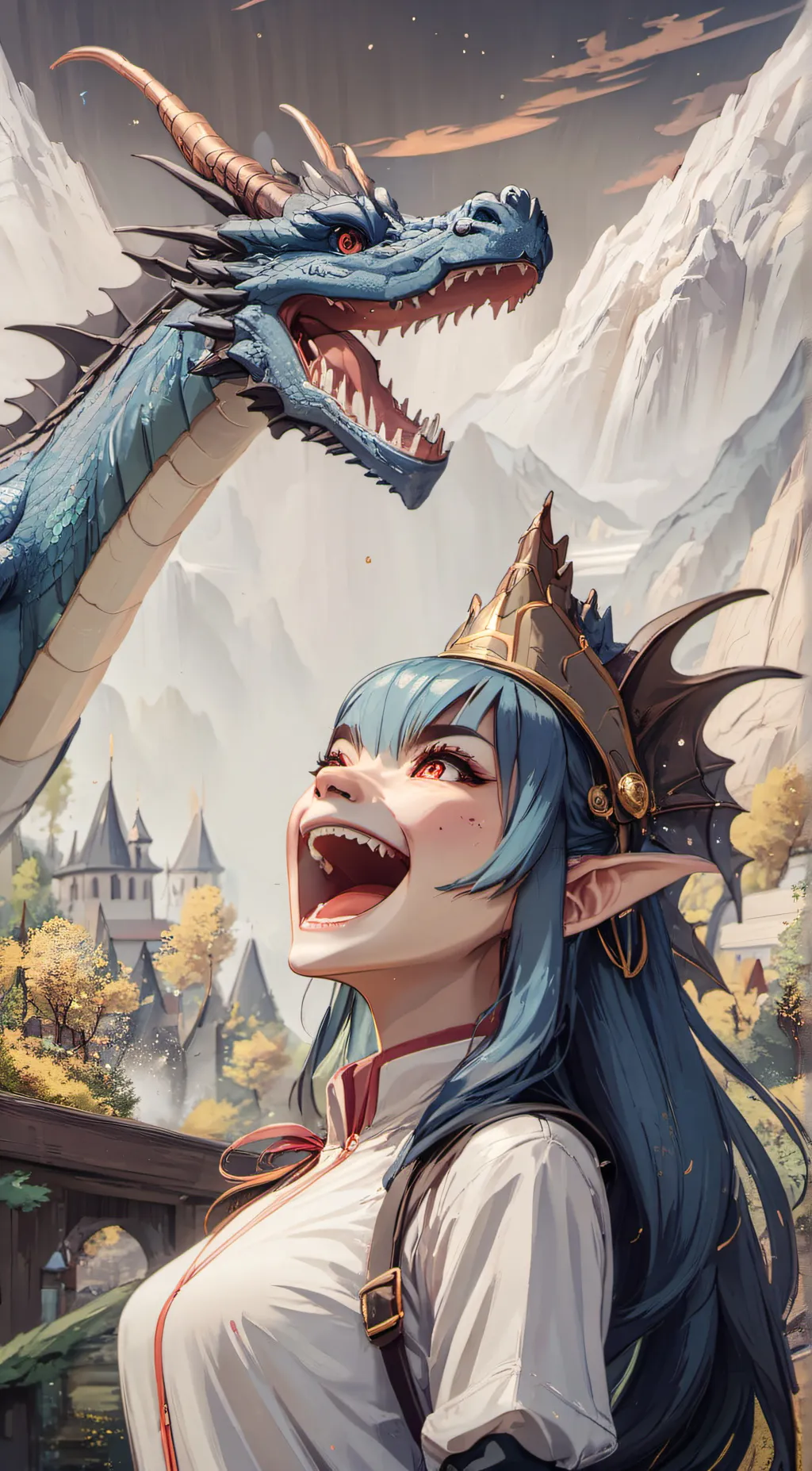 ai character: Azurera background