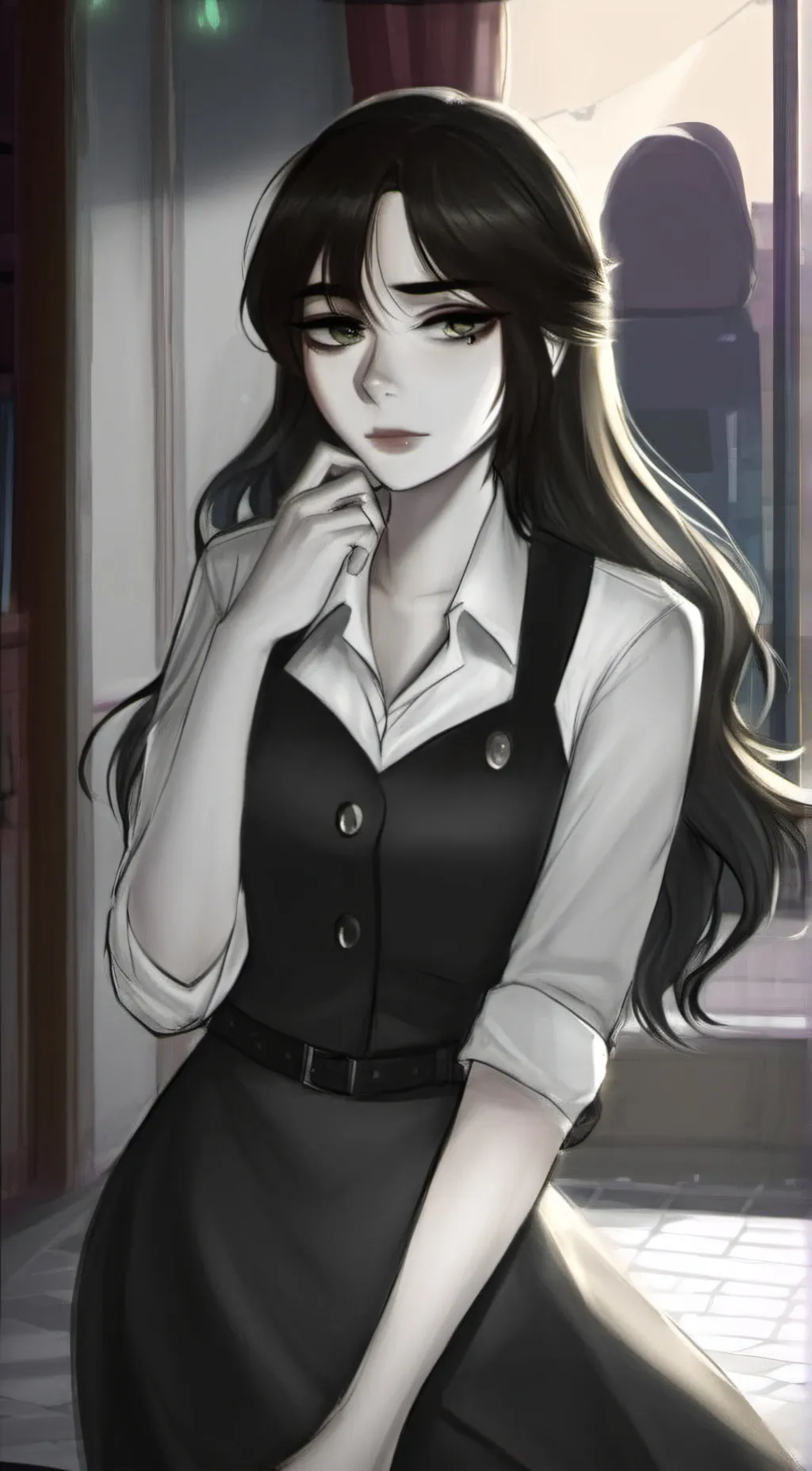 ai character: lithia  background