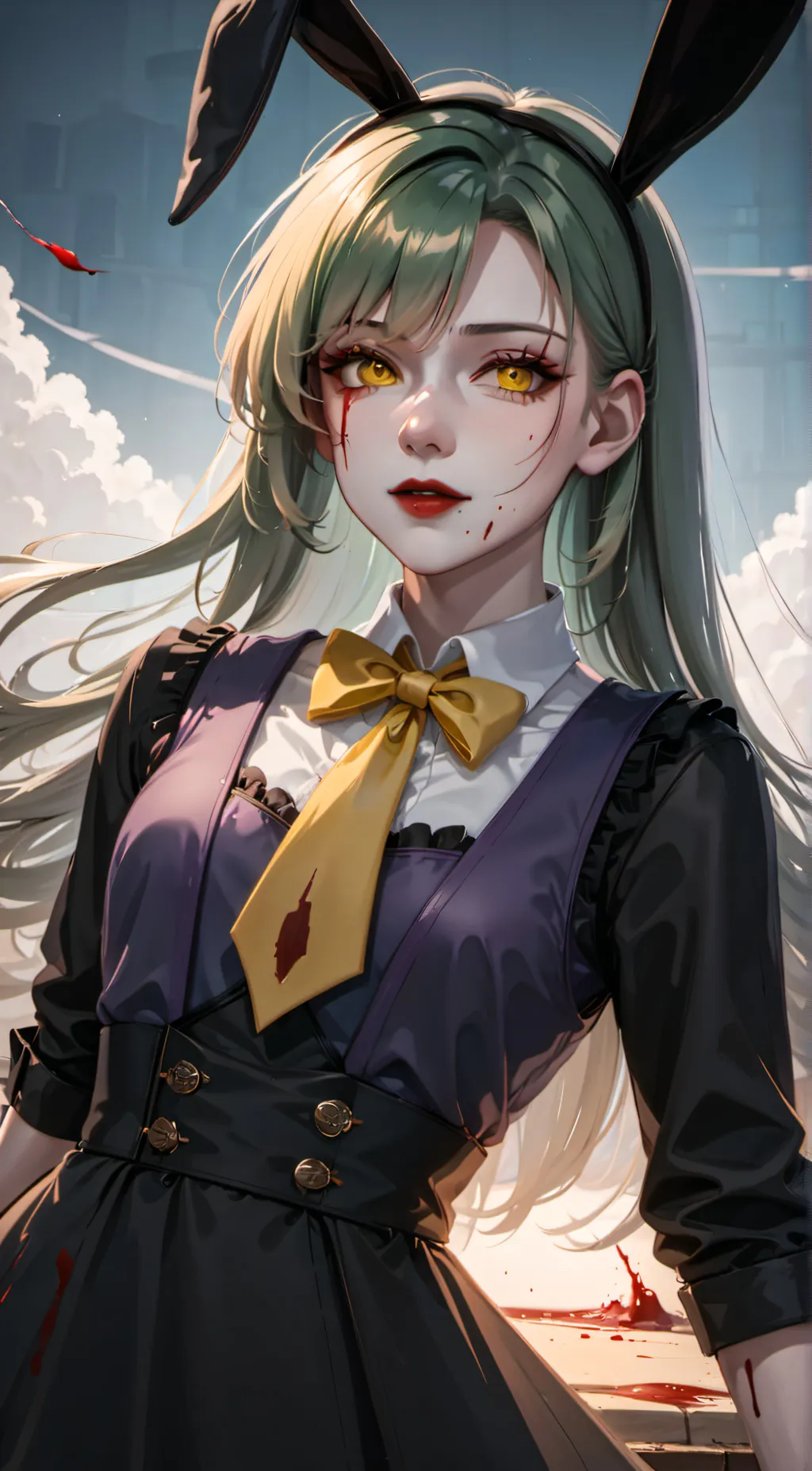 ai character: Winni / Springtrap background