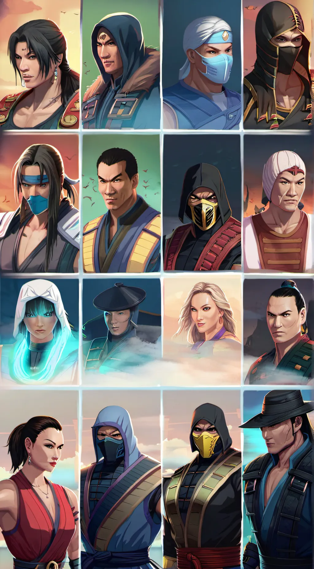 ai character: Mortal Kombat  background