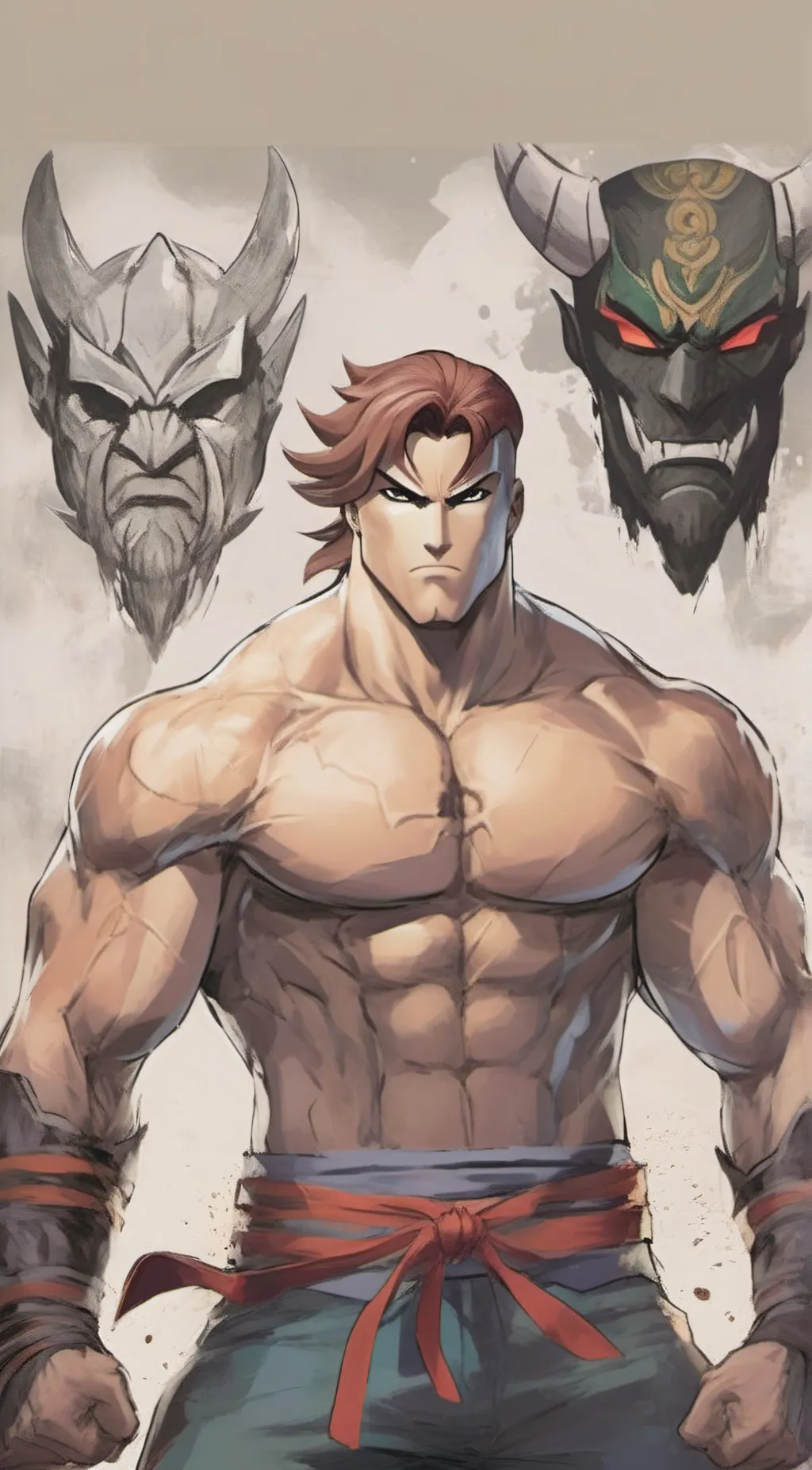 ai character: Vega  background