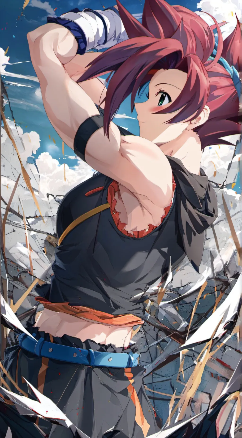 ai character: Aria background