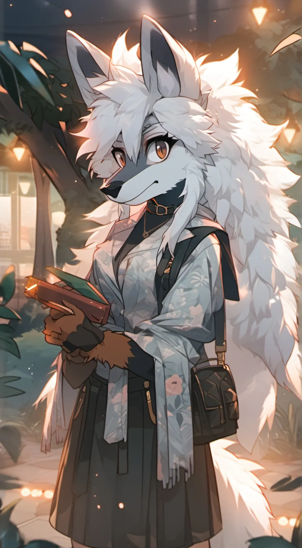 ai character: lynx background