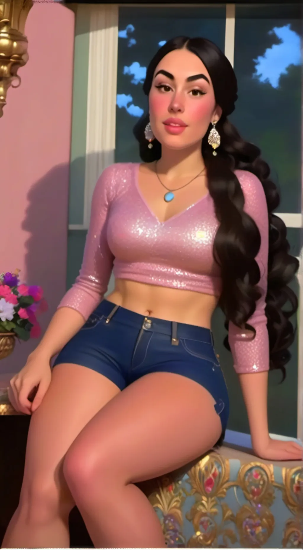 ai character: maria background