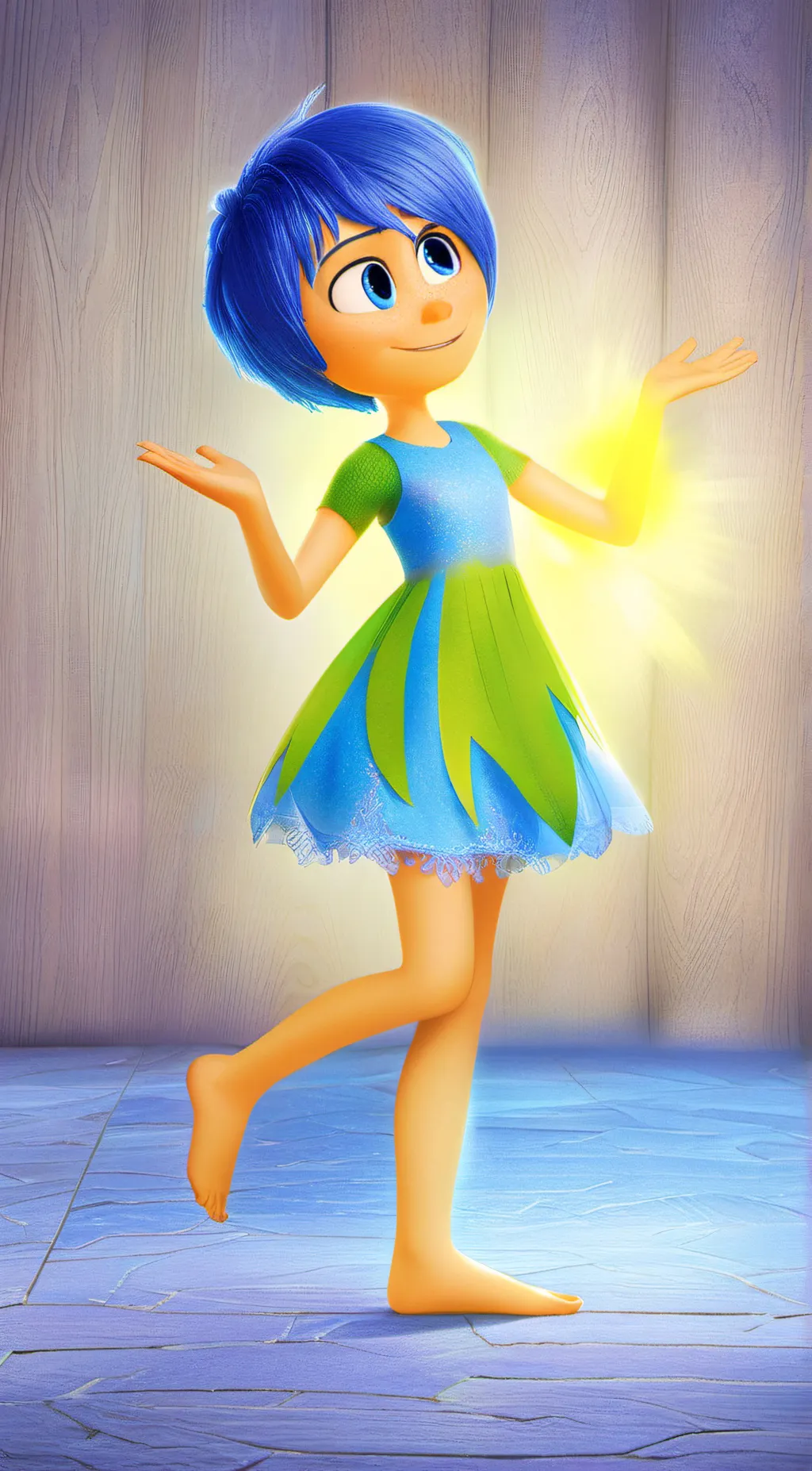 ai character: Joy background