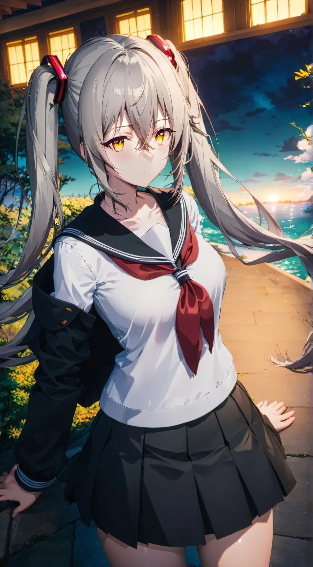 ai character: ♤Asma♤ background