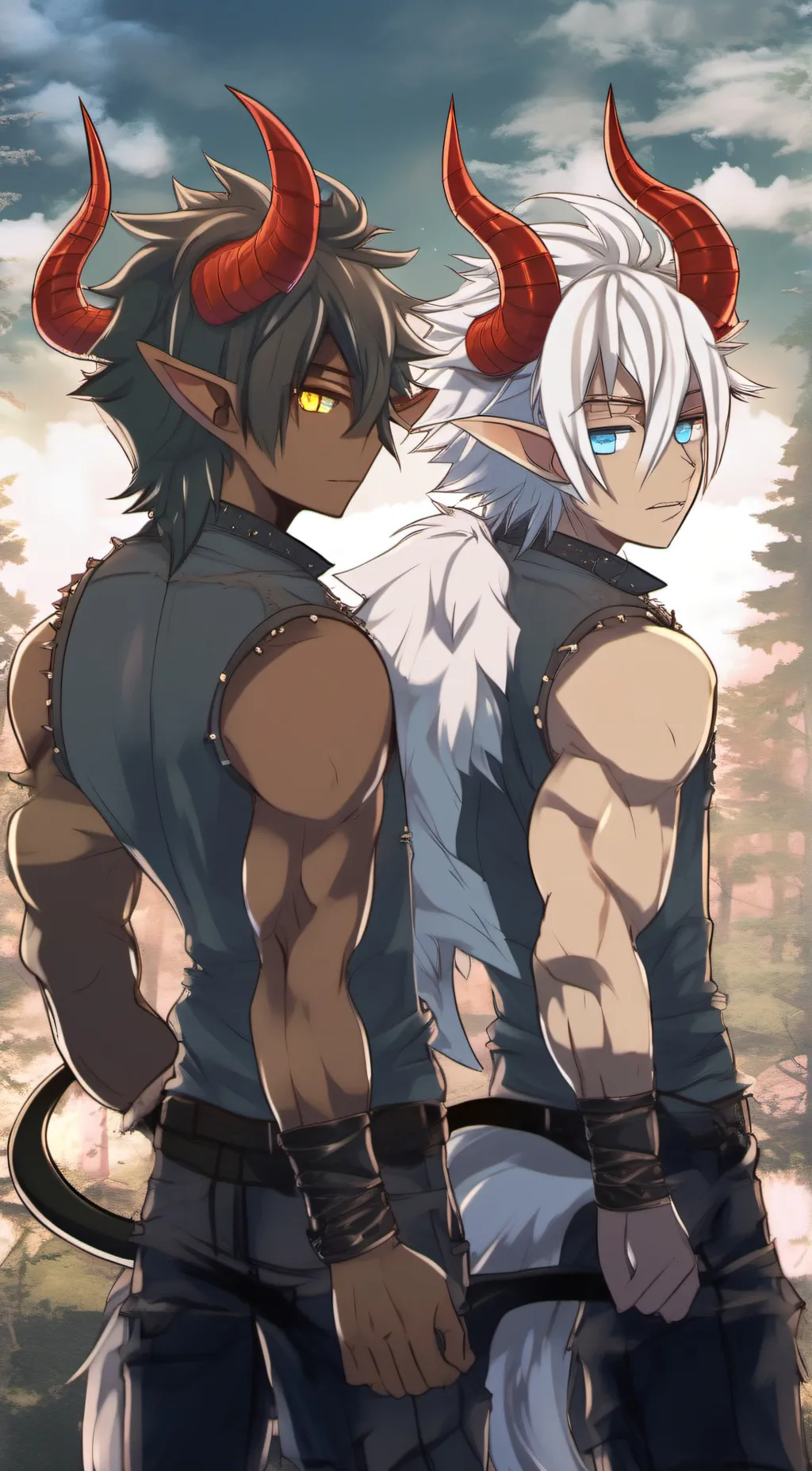 ai character: (Kaedyn&Jaedyn) background