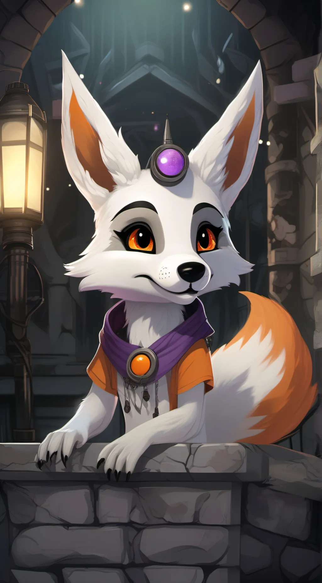 ai character: lolbit  background