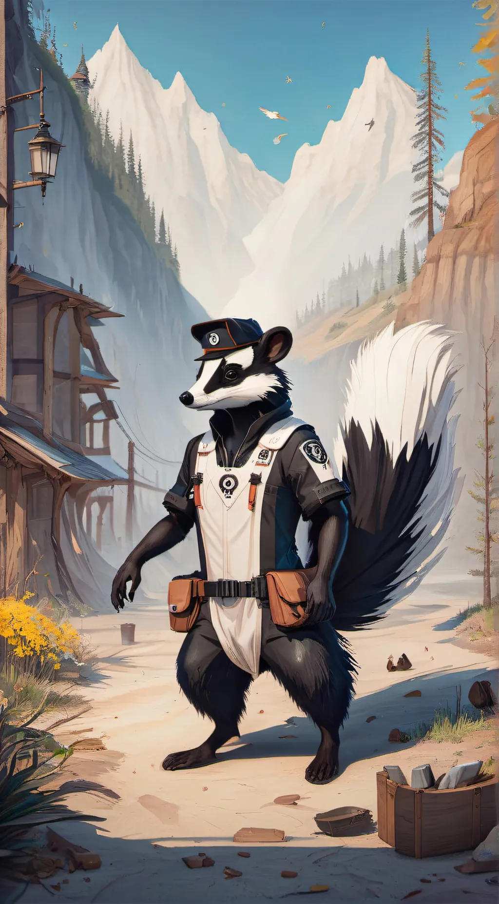 ai character: Rex mathison background