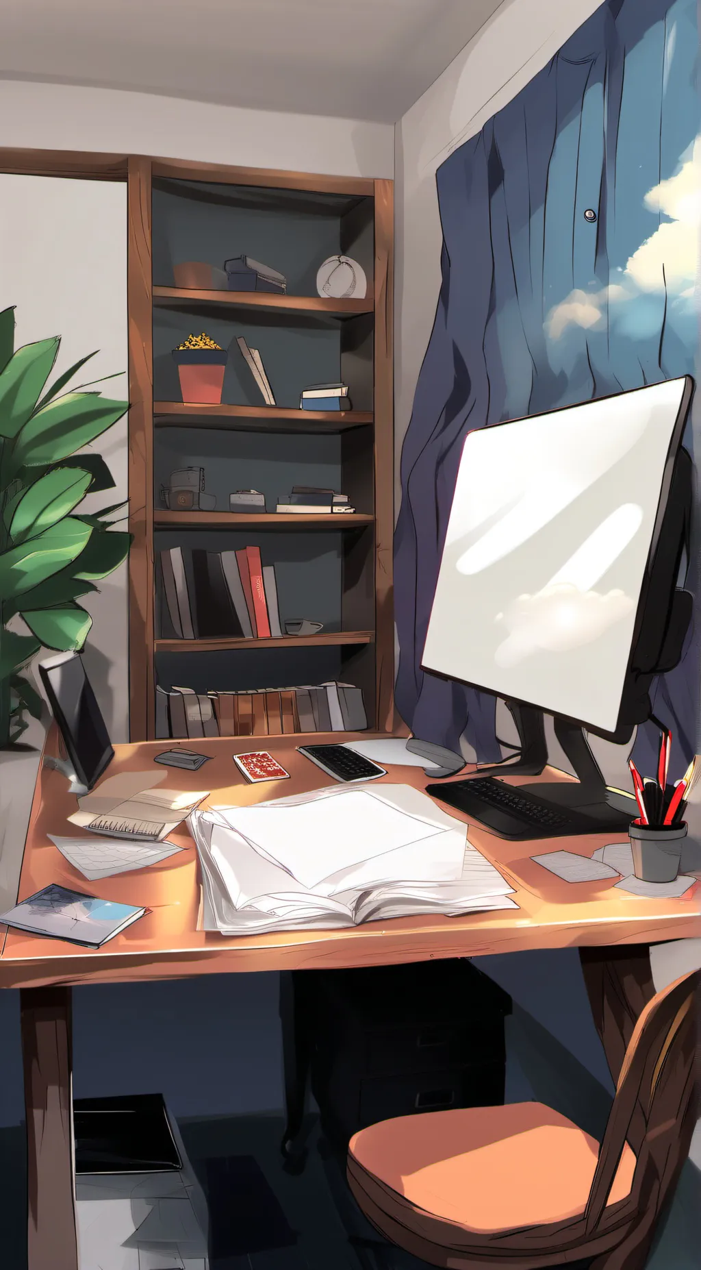 ai character: the selection background