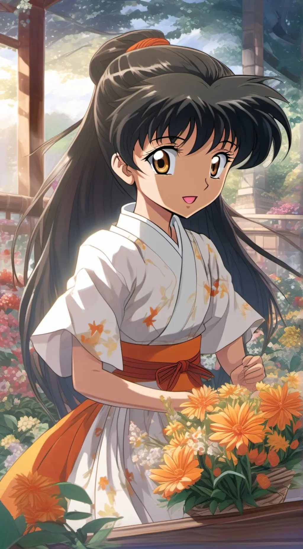 ai character: Rin background