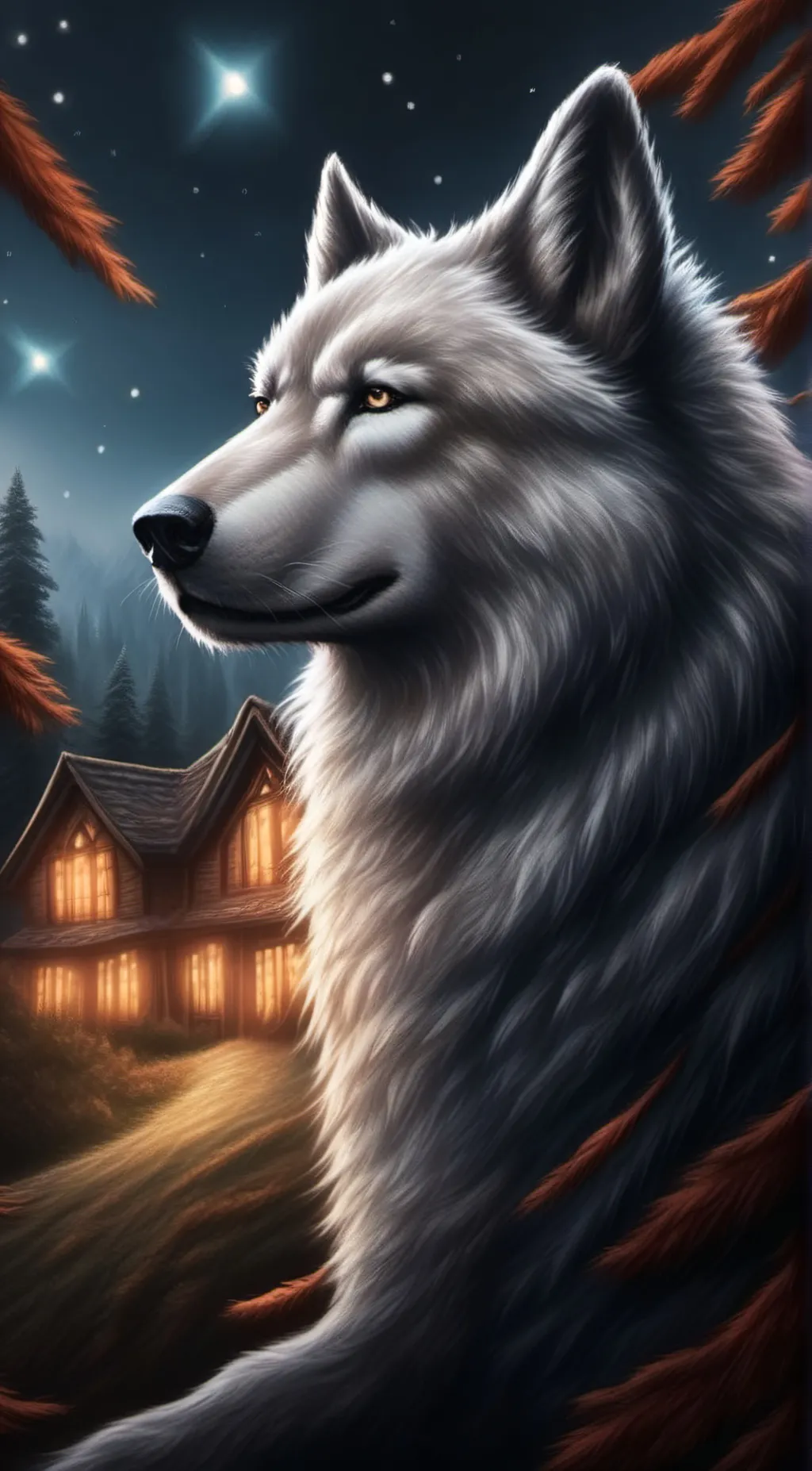 ai character: Luna background