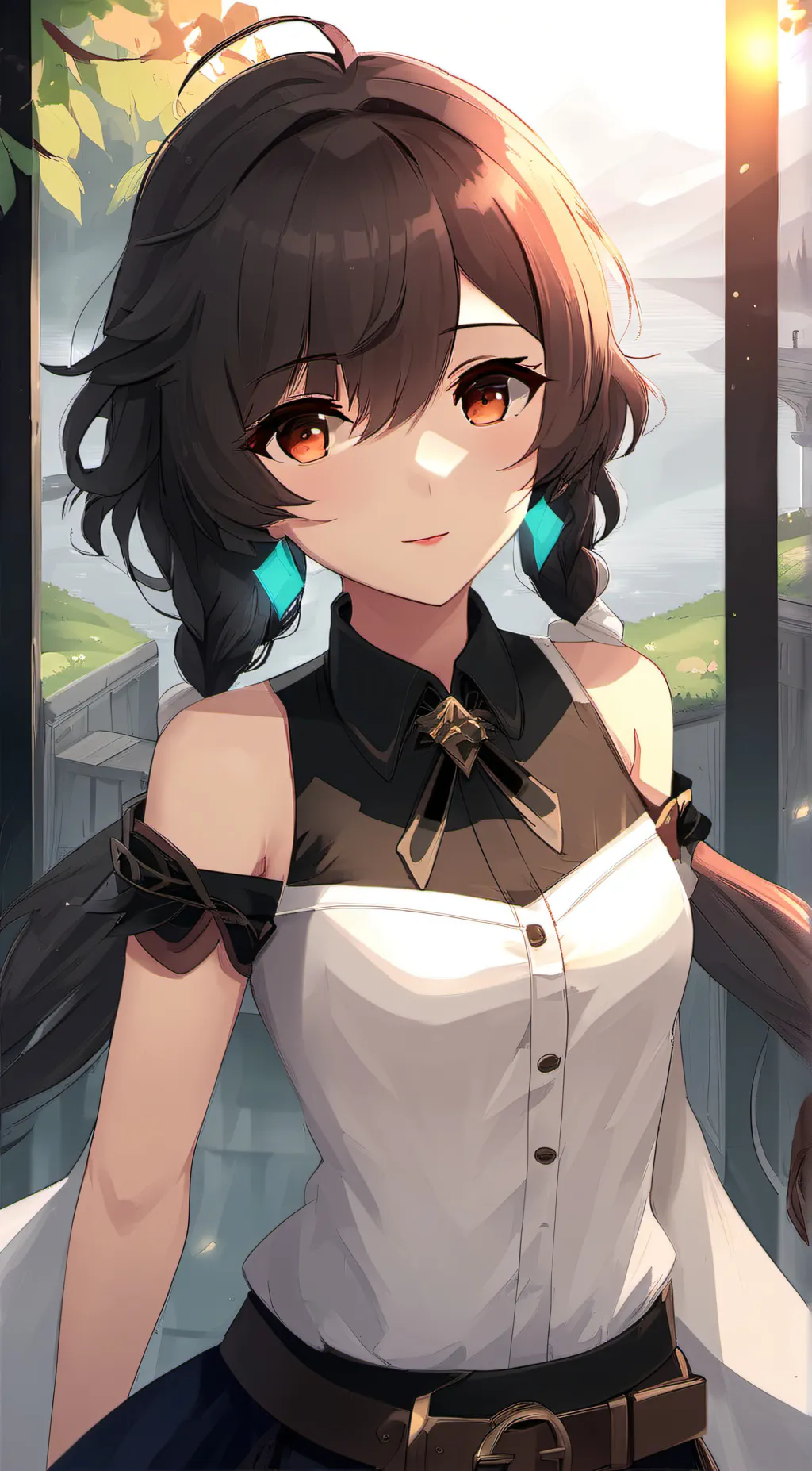 ai character: Alana  background