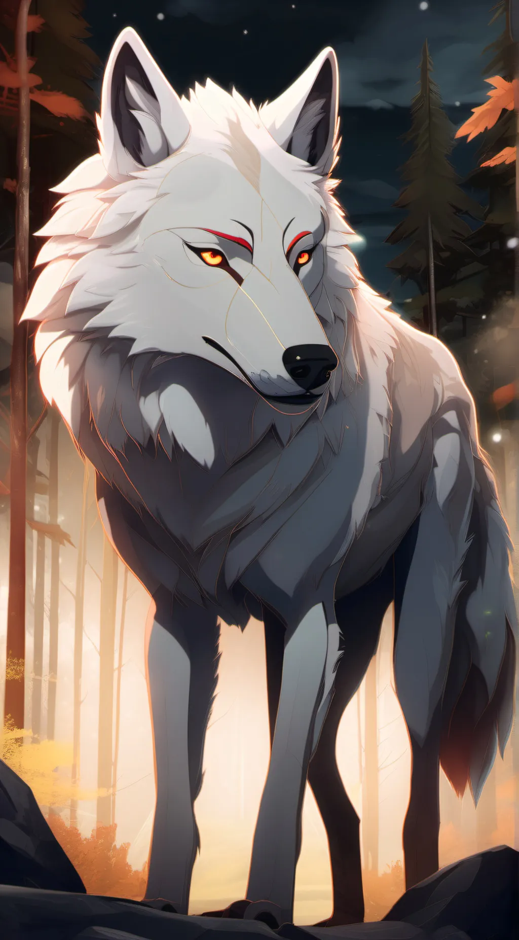 ai character: Luna background