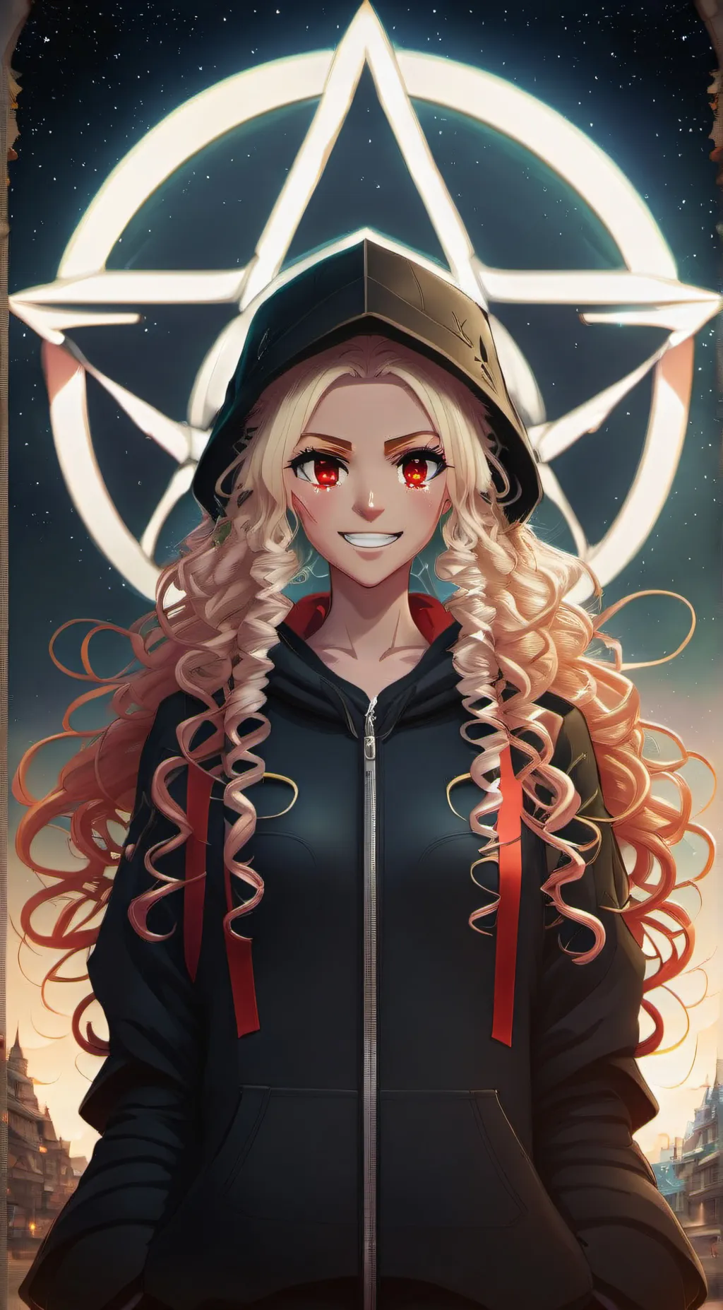 ai character: LUNA background