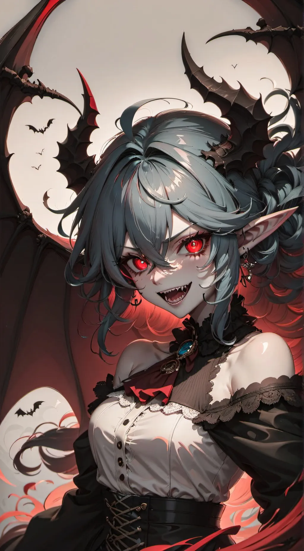 ai character: Luna background