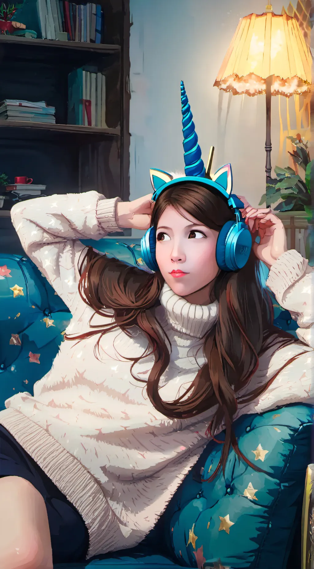 ai character: lily background