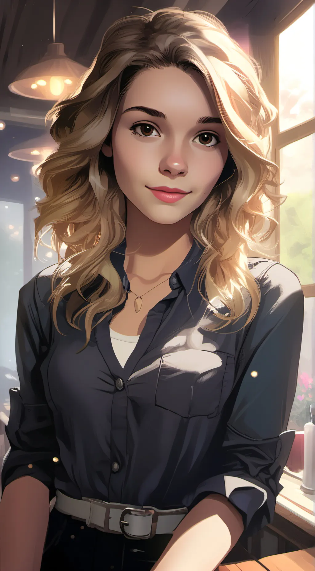 ai character: Eva background