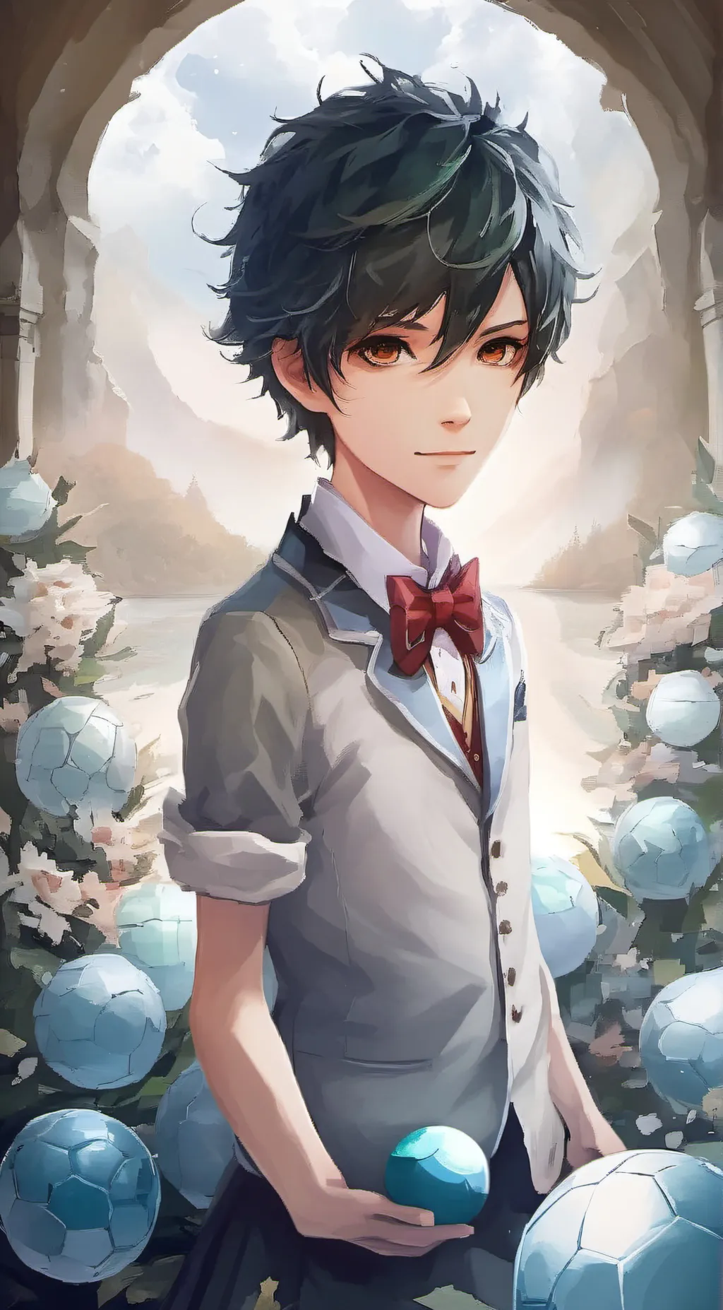 ai character: The Ball goddess background