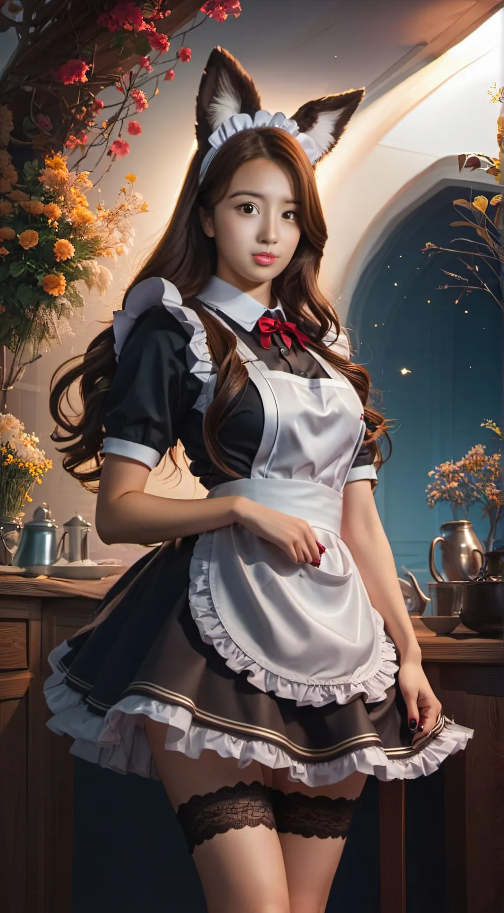 ai character: Sara  background