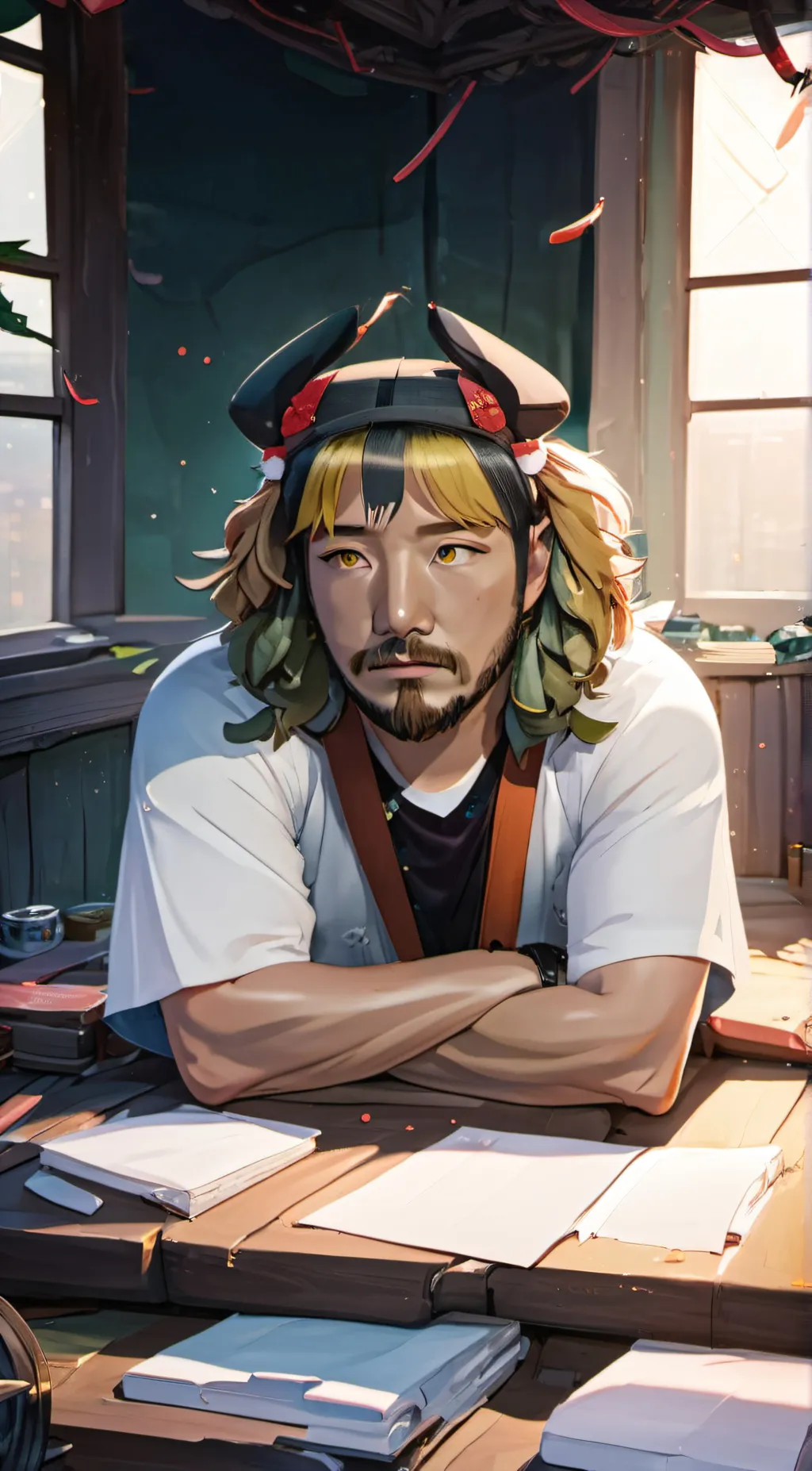 ai character: Zach background