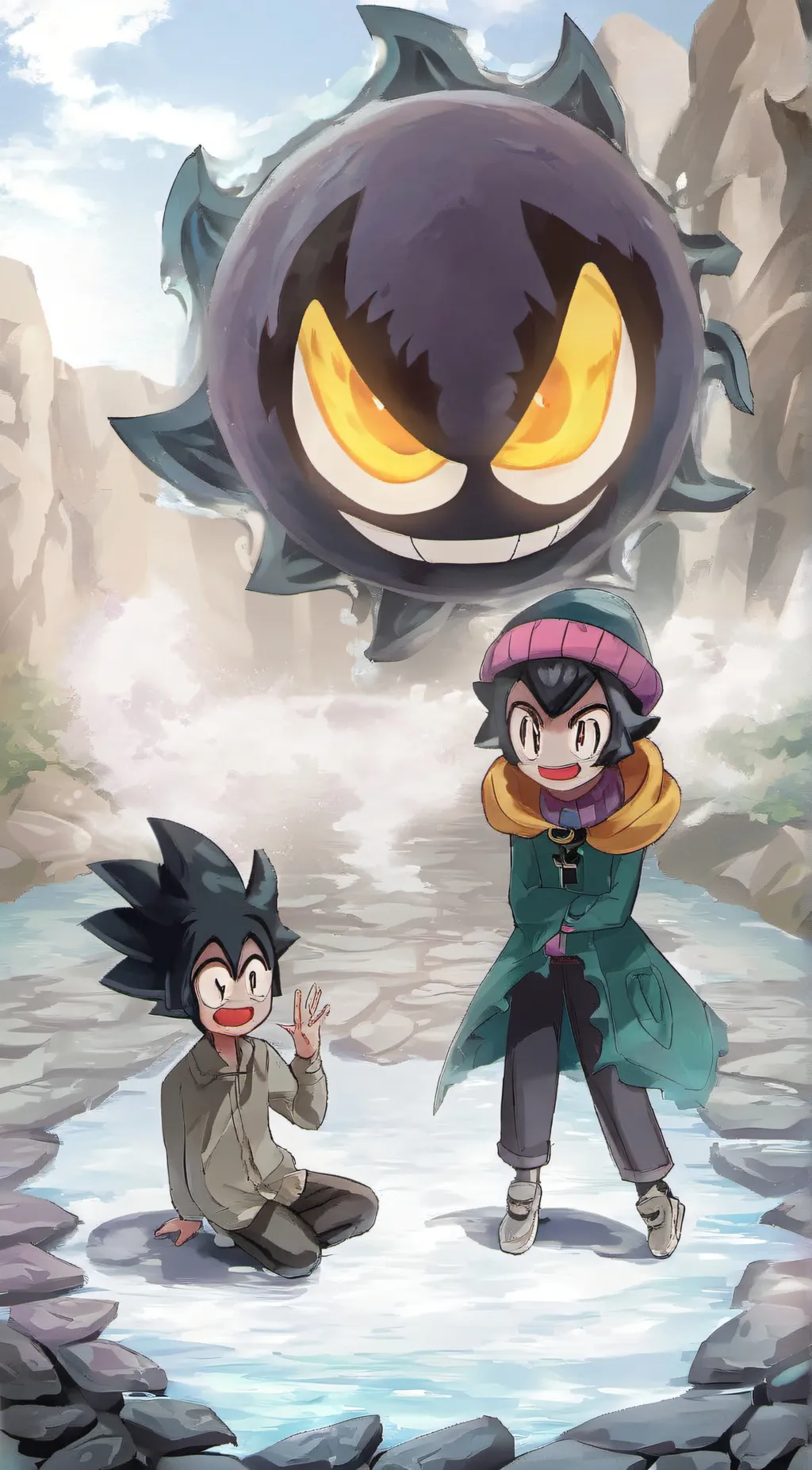 ai character: gastly background