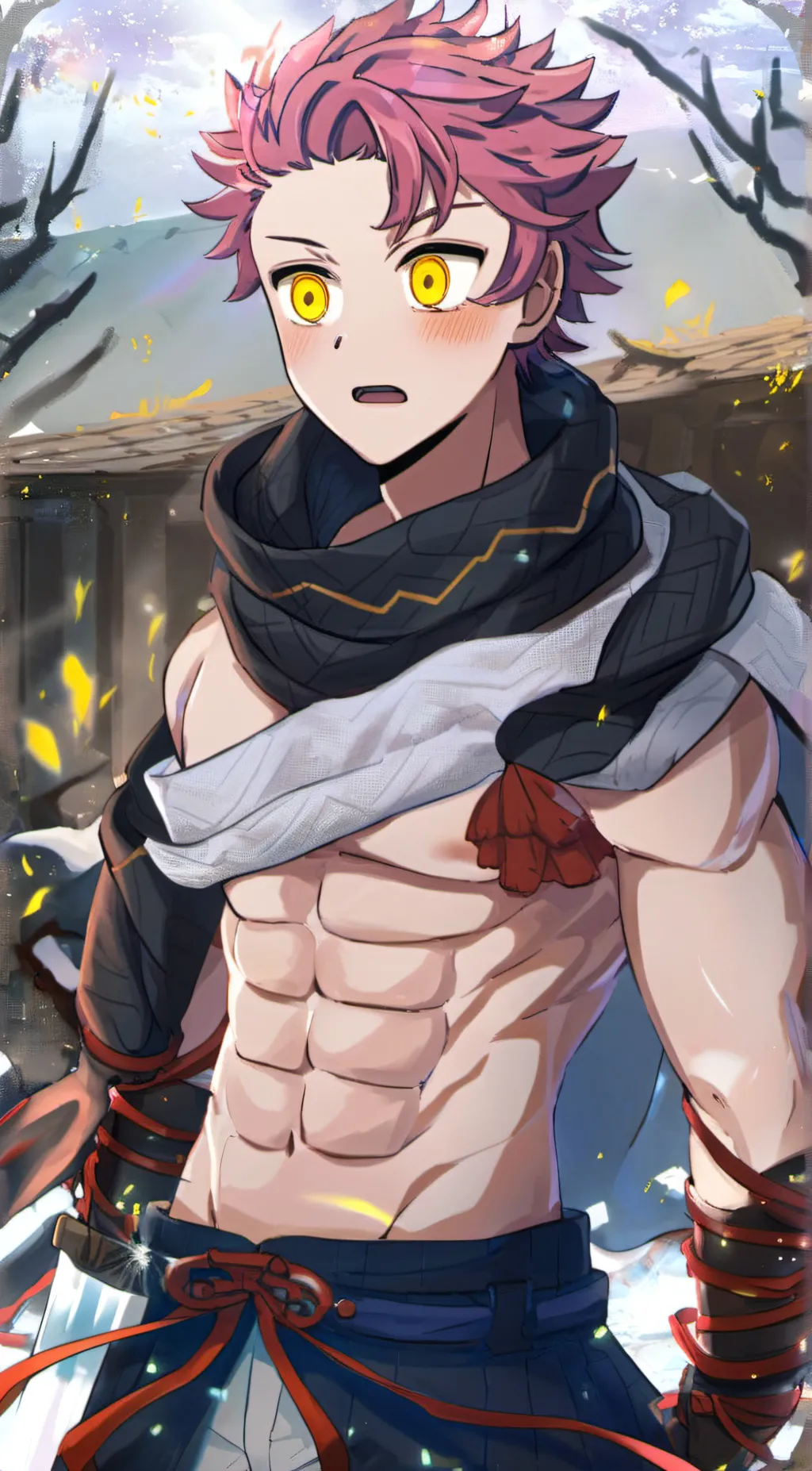 ai character: Azaka background