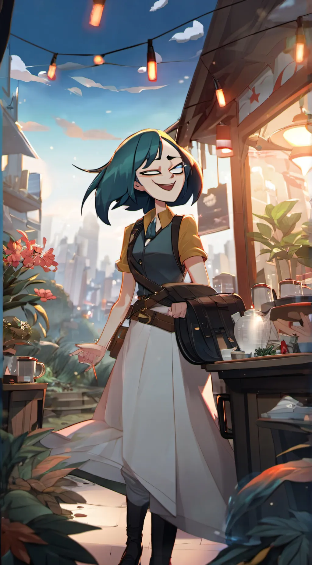 ai character: gwen background