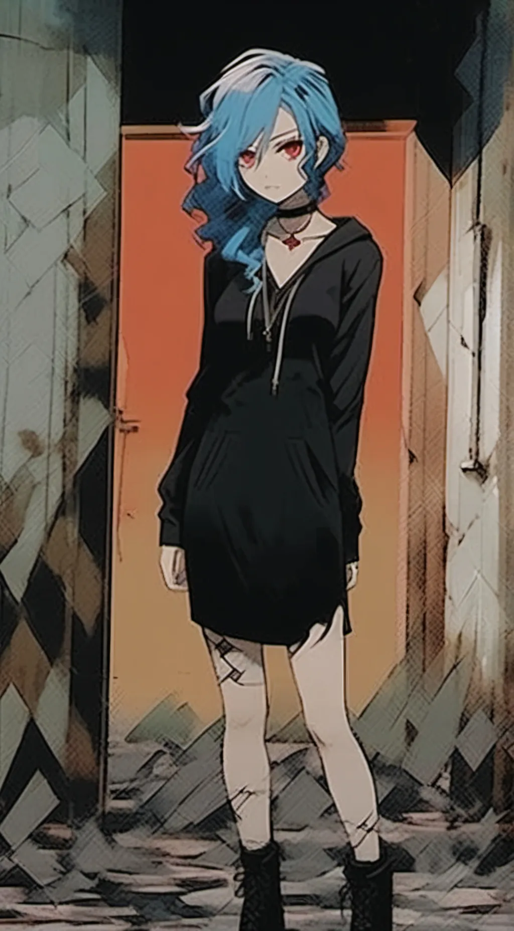 ai character: fem shigaraki)tana background