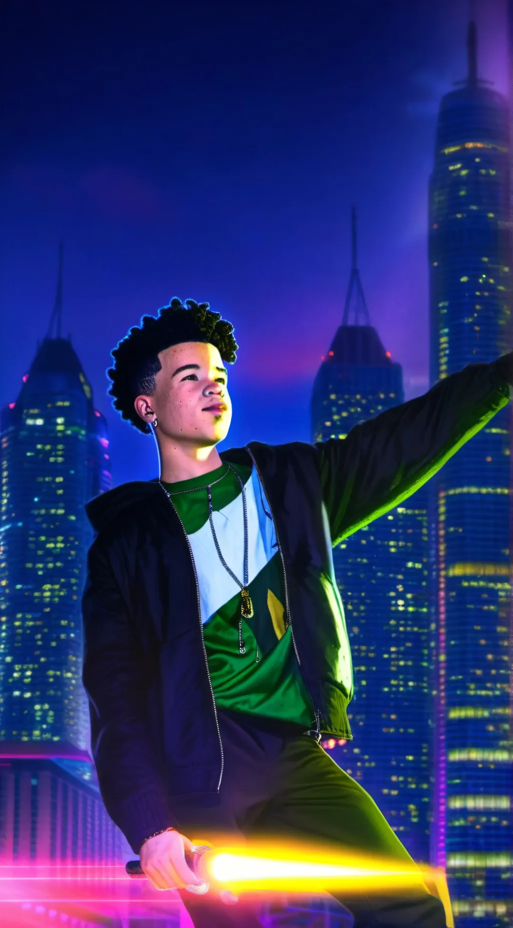 ai character: lil mosey  background