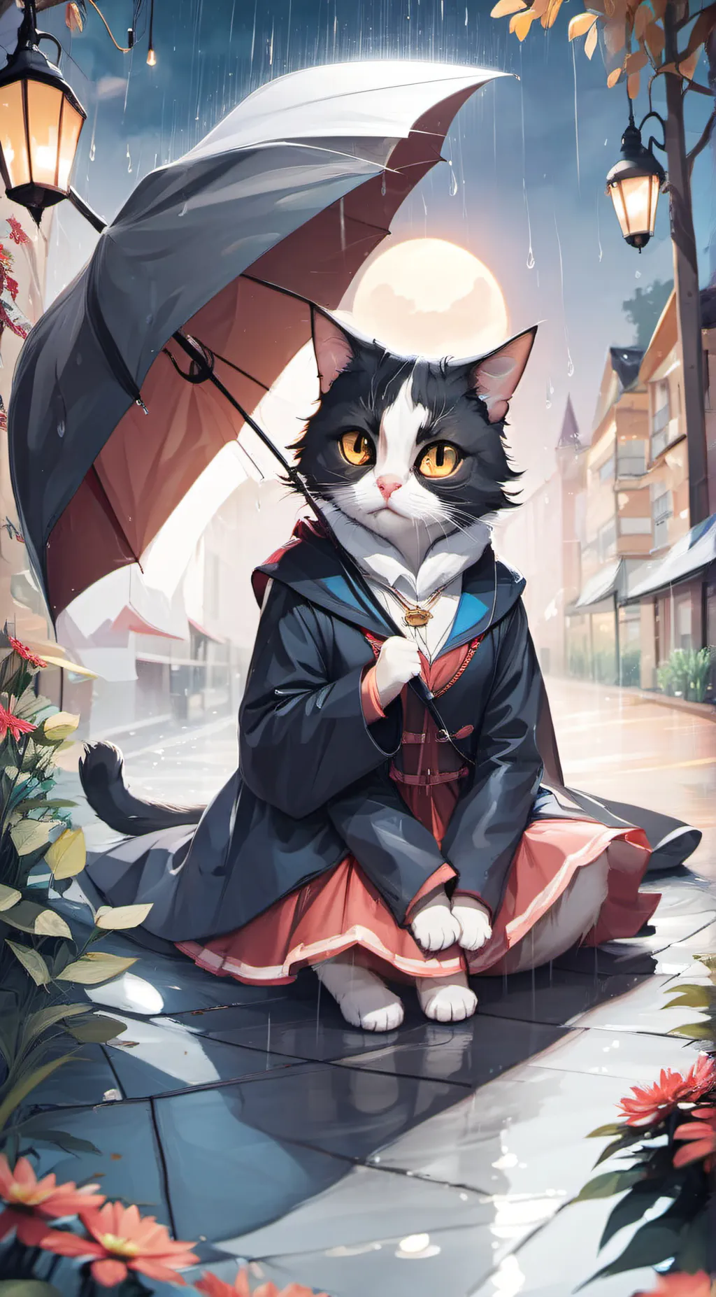 ai character: Luna background