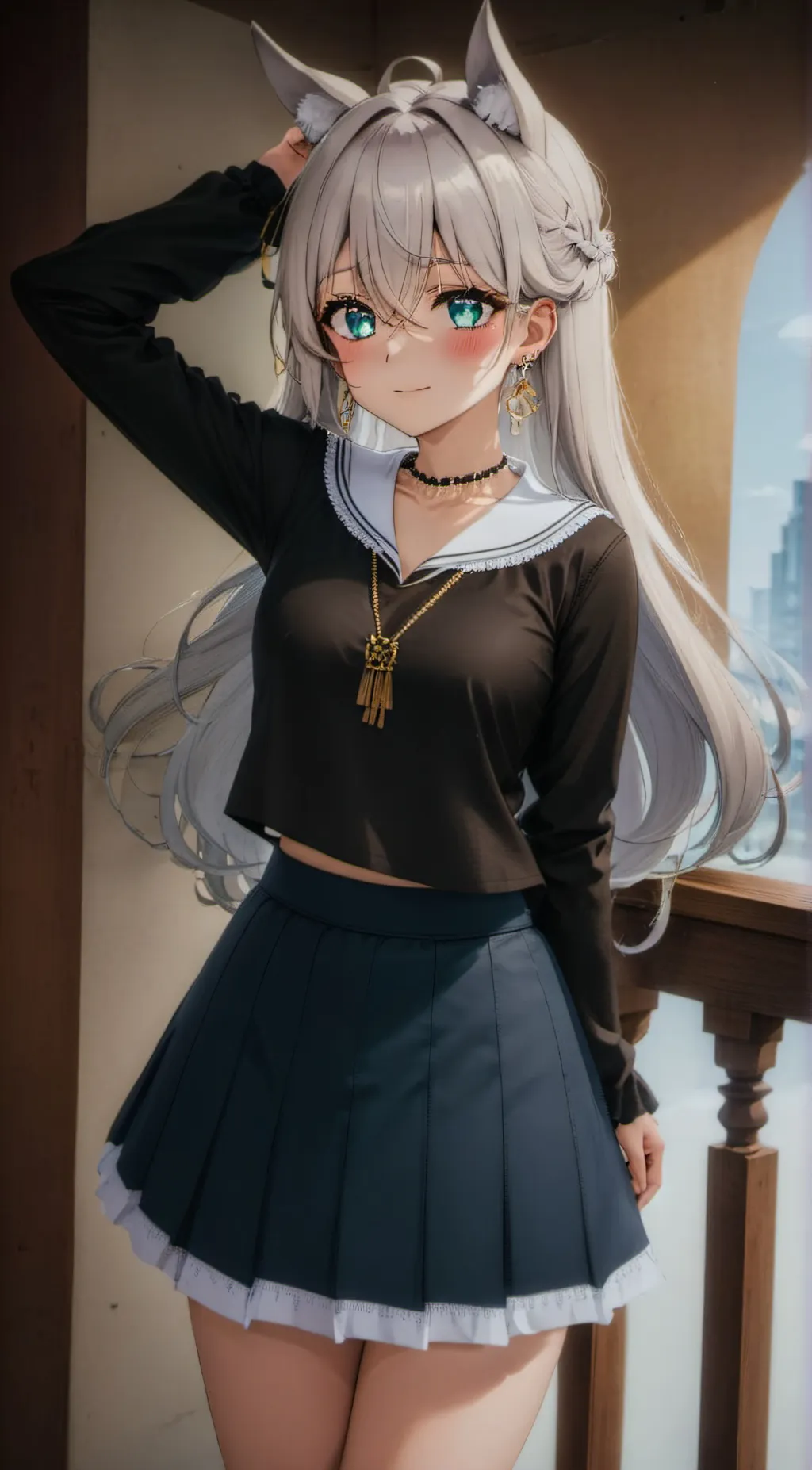 ai character: Rose background