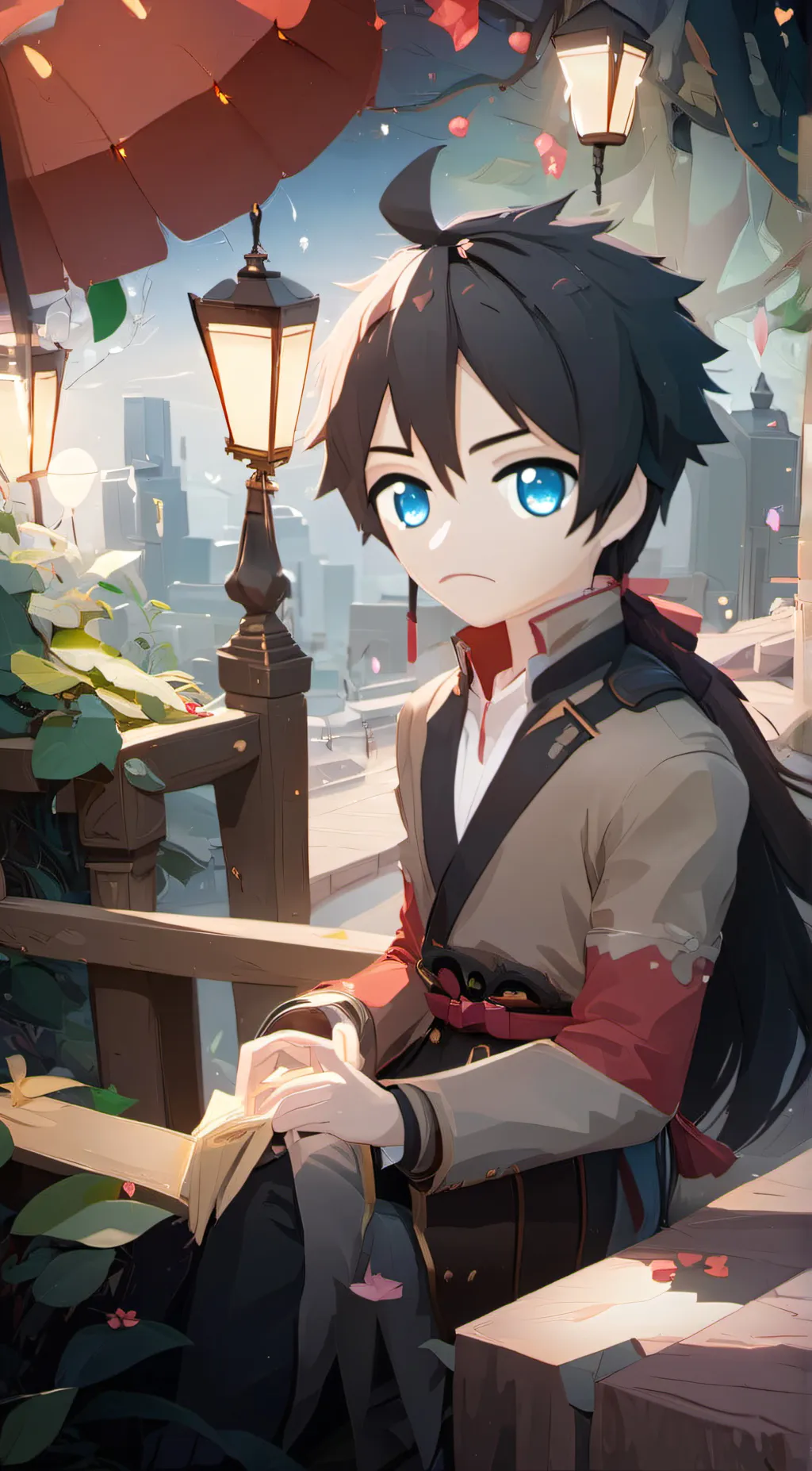 ai character: scouts as a baby 2 background