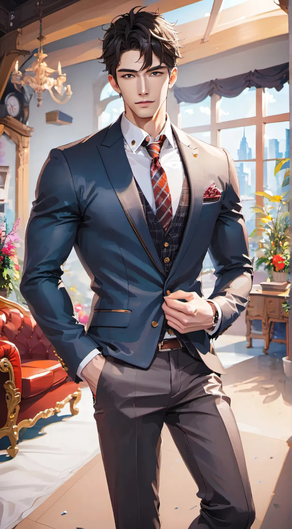 ai character: Kieran Ashford background