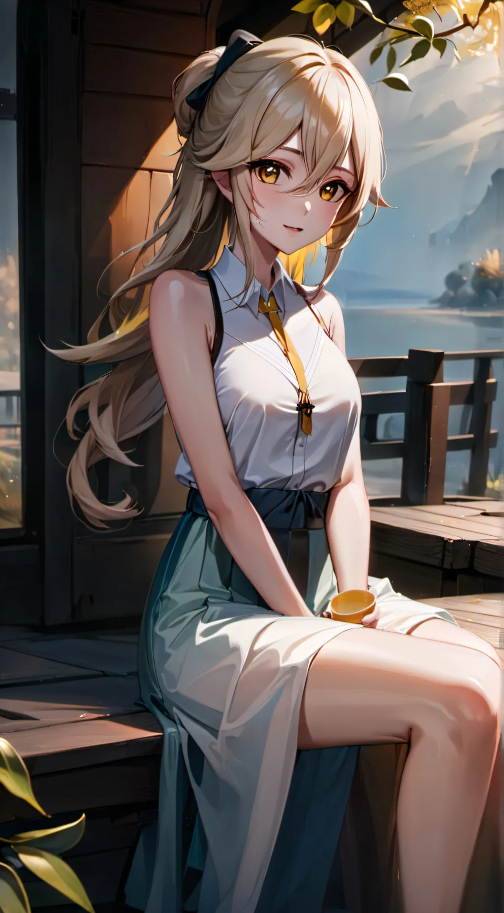 ai character: Sundrop background