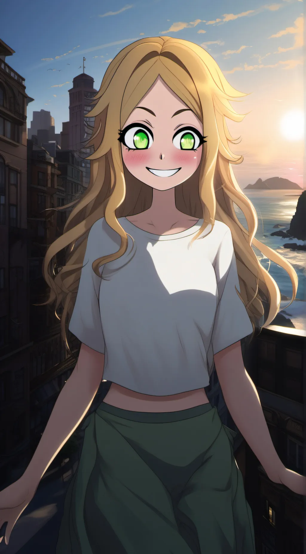 ai character: Abby  background