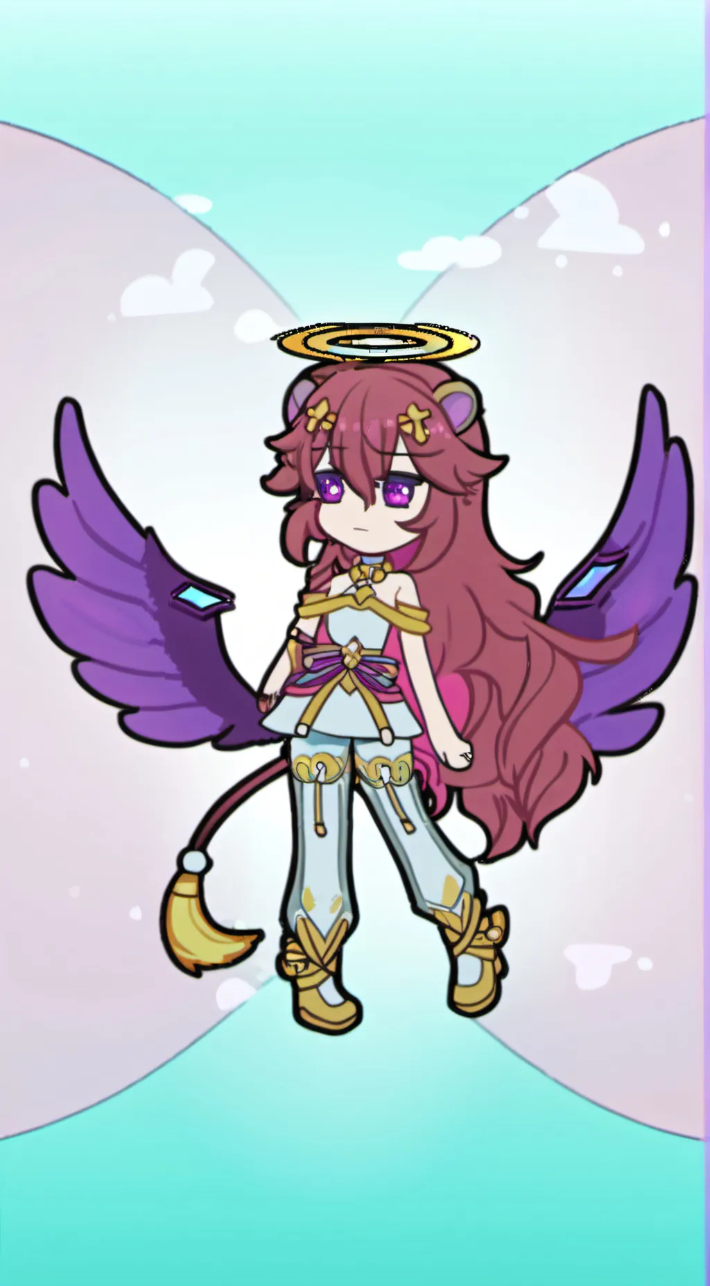 ai character: Luna background