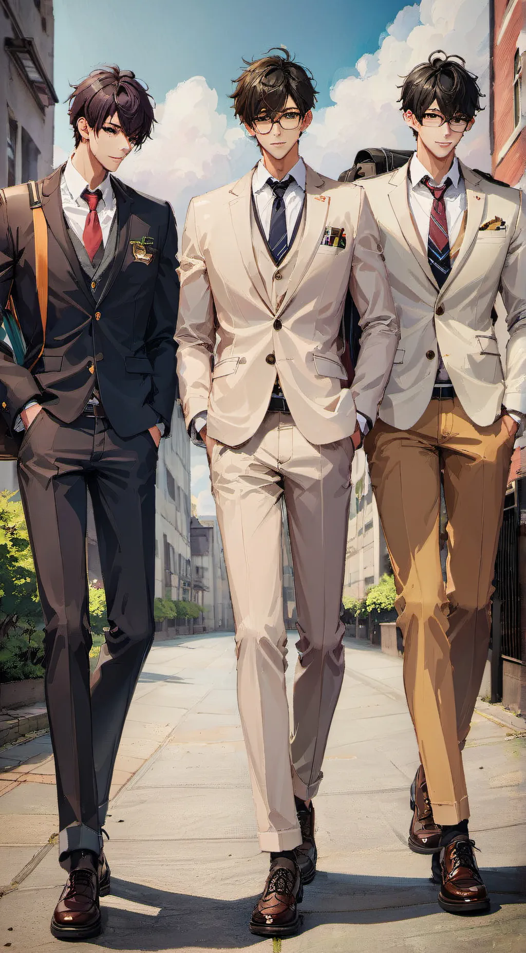 ai character: max,simon,ryan background